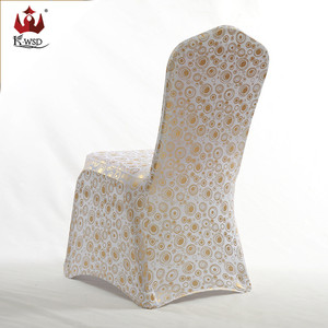Hot Sản phẩm bán chạy Deluxe phong cách Vàng Vòng mẫu thiết kế ăn uống ghế bìa cho đám cưới - Product Image 6