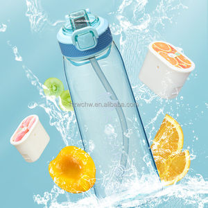 Nuevas Botellas de Agua con Diseño Innovador de 700ml y 1000ml, de Plástico Tritan de Grado Alimenticio, Libres de BPA, con Cápsulas de Sabor para Niños - Product Image 2