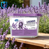 Boîte déshumidificatrice solide portable Yaorui Lavande 500ml 230g, 80% d'ingrédients actifs pour chambres/pendrains/dormitoires