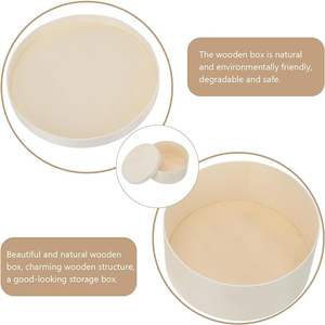 <span class=keywords><strong>2</strong></span> buah kemasan kue keju kotak kayu kemasan kue Basque sifon keju kotak bulat - Product Image 3