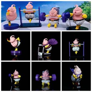 Figura de PVC de Anime Japonés DBZ, Bola de Juguete de Dibujos Animados Kawaii de 15CM, Dragón Majin Buu <span class=keywords><strong>con</strong></span> Levitación Magnética, Versión Q Gorda - Product Image 3