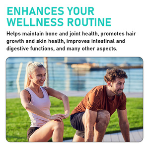 Comprimés de collagène à marque privée <span class=keywords><strong>3000</strong></span> <span class=keywords><strong>MG</strong></span> avec vitamine C pour renforcer les cheveux, hydrater la peau, favoriser la résilience des ongles, des os et des articulations - Product Image 3