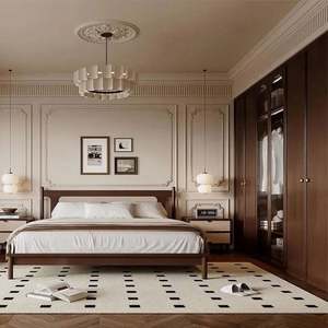 Juego de Muebles de Dormitorio de Estilo Moderno, Armario y Tocador Personalizados para Toda la Casa, Juego de Mesitas de Noche de Estilo Antiguo - Product Image 6