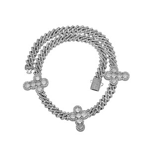 European American <b>Cross</b>-border Hot-selling Hip-hop Micro-inlaid <b>Cross</b> Cuban Necklace Unisex Link <b>Chain</b> Jewelry Wholesale - Product Image 6