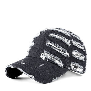 หมวกแก๊ปทรงแด๊ด 6 แผง ผ้าเดนิมคอตตอนวินเทจ ลุคทำเก่า พร้อมปักลาย 3 มิติแบบนูน สำหรับทุกเพศ ขายส่ง เหมาะสำหรับใส่เล่นกีฬาและลำลอง - Product Image 5