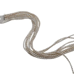 Nouvelles perles d'eau douce baroques AK en forme de goutte d'eau de 4-5 mm, perles blanches naturelles en vrac pour la fabrication de bijoux faits main en stock - Product Image 5