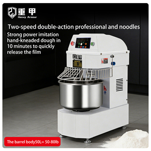 Mélangeurs à spirale pour pâte à pain, industriels et commerciaux, 20L/30L/40L/50L/60L, pour boulangerie, pizzeria - Product Image 1