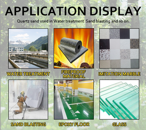 Yüksek İçerik SiO2 yangına dayanıklı malzeme kuvars kum saati sanayi ve su arıtma filtresi medya - Product Image 2