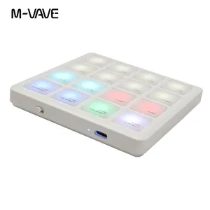 M VAVE Pocket SMC-PAD Drahtloser <span class=keywords><strong>MIDI</strong></span>-<span class=keywords><strong>Controller</strong></span> Keyboard Tragbares Design USB-C-Schnittstelle für Percussion Keyboards - Product Image 2