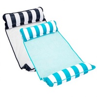 Fauteuil flottant en PVC de haute qualité, transat aquatique, hamac gonflable pour piscine, 120x70cm, équipement de divertissement extérieur