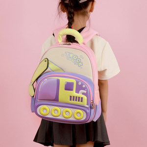 Nuovo stile per bambini impermeabile <span class=keywords><strong>zaino</strong></span> escavatore leggero cartone animato scuola materna borsa camion auto per ragazzi - Product Image 5
