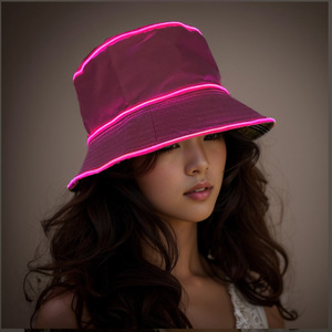 <span class=keywords><strong>EL</strong></span> dây sequin hat cho Đảng và lễ hội trang phục, Glowing led <span class=keywords><strong>cap</strong></span> - Product Image 5