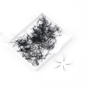 Ventiladores de alta calidad 500, ventiladores prefabricados sueltos de longitud única, pestañas individuales, pestañas 30D 40D, ventiladores prefabricados, extensión de pestañas en Stock - Product Image 4