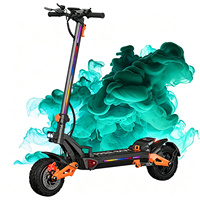 Trottinette électrique pliable en alliage d'aluminium haute puissance 6000W avec amortissement, longue autonomie, vitesse maximale de 80 km/h pour adultes