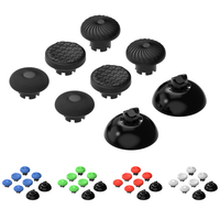 Lot de 8 capuchons de poignée de pouce pour manette de jeu PS5/PS4/Xbox/Switch Pro/PS5 Edge Controller anti-dérapant couvre-bâton de remplacement pièces de réparation