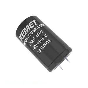 ตัวเก็บประจุแบบ Through Hole รุ่น PEH536UEM4100M4 ของผู้ผลิต Channel 1 mF CAP ALUM SNAP-IN 105C - Product Image 1