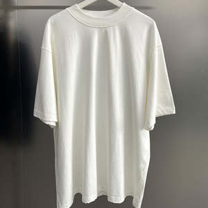 Customized logo <b>printed</b> round neck T-shirt for men, 100% pure cotton <b>neutral</b> solid color T-shirt - Product Image 6