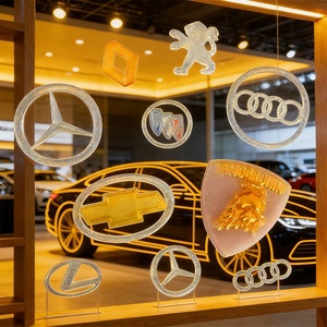 Molde de Silicona Ecológico, Duradero, de Grado Alimenticio, Creativo, con Logotipo de Auto, para Repostería, <span class=keywords><strong>Fondant</strong></span>, Apto para Horno - Product Image 4