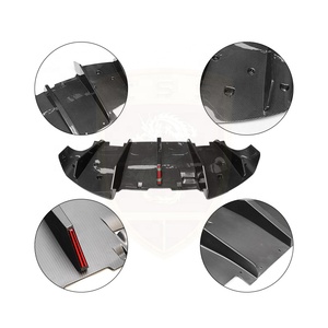 Factory Price Upgrade to Vors Style Dry Carbon Fiber <b>Car</b> Auto Parts Rear <b>Diffuser</b> Lip for Lotus Emira - Product Image 4