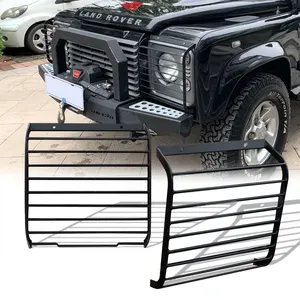 Bán Buôn 4X4 Off-Road Xe Bộ Dụng Cụ Cơ Thể Thép Nướng Phía Trước Đèn Đèn Bảo Vệ Bộ Phù Hợp Cho Land Rover Hậu Vệ 90 110