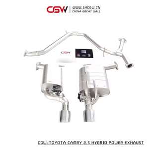 Tuyaux d'échappement Catback à montage facile et précis avec contrôle à distance des vannes électroniques pour Toyota Camry Hybrid 2.5 - Product Image 5