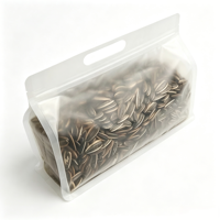 Sachet Doypack Transparent Refermable pour Sucre, Emballage Alimentaire Résistant aux Chocs, à l'Humidité et aux Déchirures, Personnalisable