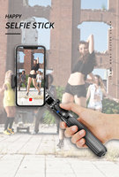 Perche à selfie sans fil avec stabilisateur de cardan, support pour caméra vidéo, caméra d'action et smartphone