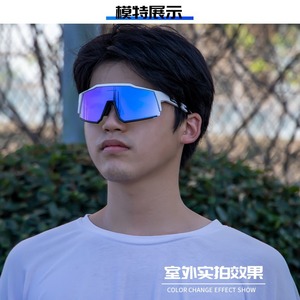 Gafas de sol para ciclismo Kapvoe, fotocromáticas, polarizadas, con montura completa, 100% de protección UV para deportes al aire libre - Product Image 5