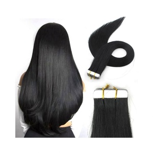 Extensiones de Cabello Humano Remy Virgen Súper Doble Trama Grado 12A, Cinta Adhesiva Vietnamita, Cabello Crudo Sin Procesar, 100% Auténtico, Grueso y Saludable - Product Image 1