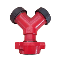 Collecteur de Fracturation pour Champ Pétrolier MJ Brand, en Acier Allié Forgé Intégral, Forme en Y, 2 Pouces, Connexion Filetée NPT Haute Pression, Conforme API 6A