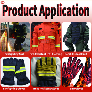 Nhà máy trực tiếp Nylon cao-temp chống cháy móc và vòng lặp băng | cho bảo vệ & chữa cháy quần áo - Product Image 5