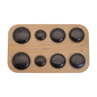 Pierre de massage chauffante Premium Set Relaxant Guérison Soulagement de la douleur Kit essentiel professionnel Relaxant Guérison Soulagement de la douleur