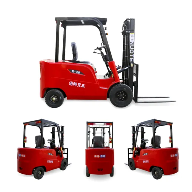 Portable Small Fork Truck Price 1.5Ton 2 Ton 4 Wheels Full Electric Forklift Stacker