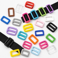Hebilla Deslizante de Plástico Meetee LCH-148 de 25-32 mm, Ajustable, para Correas de Equipaje, Mochilas, Bolsos y Accesorios de Cintas
