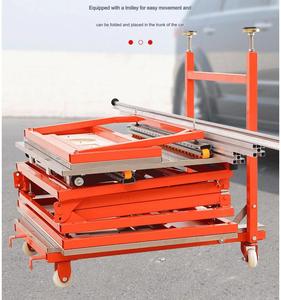 Sierra de mesa deslizante plegable simple tipo riel 220V para corte horizontal de paneles de <span class=keywords><strong>contrachapado</strong></span>, herramienta de carpintería para cortar madera - Product Image 4