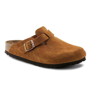 BK Pure Original Birken cuero corcho zapatillas hombres y mujeres doble botonadura dos chanclas Boken zapatos suelas gruesas para usar sandalia - Product Image 2