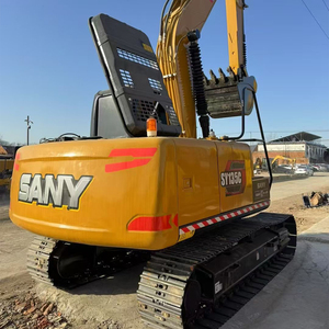 รถขุดตีนตะขาบ SANY SY135C พร้อมบุ้งกี๋ไฮดรอลิก ความจุ 1.2 เมตร  ใช้เครื่องยนต์ Cummins  ปั๊มและชิ้นส่วนหลัก รุ่นปี 2024 กำลัง 123 กิโลวัตต์ - Product Image 4