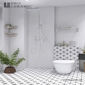 Ebro – carreaux muraux en céramique blanc cassé Offres Spéciales, 300x600, 300x300, pour salle de bain et cuisine - Product Image 5