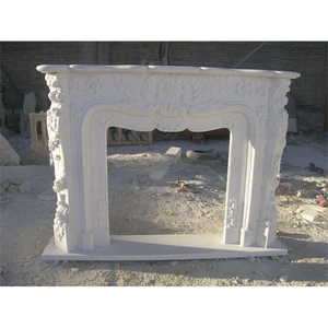 Mueble de <span class=keywords><strong>Chimenea</strong></span> de Estilo Europeo con Columnas Talladas en Mármol, Decoración para <span class=keywords><strong>Chimenea</strong></span>, Adorno para <span class=keywords><strong>Chimenea</strong></span>, Núcleo de <span class=keywords><strong>Chimenea</strong></span> - Product Image 2