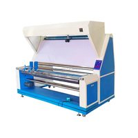 Vente directe d'usine HUWEI Machine d'inspection de tissu à alignement automatique des bords à double inverseur électrique 220V 400mm Max Fabric