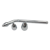 Tête de douche en aluminium en métal plug anal vestibulaire douche vaginale nettoyeur de lavement jouets sexuels pour adultes