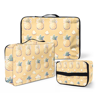 Sac de rangement Oxford personnalisé avec impression sur mesure, personnalisation d'usine, organiseur multifonctionnel de 3 cubes de rangement