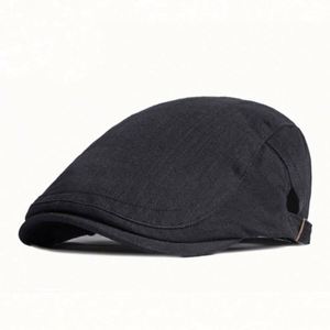 Wholesale Solid Color Plain Summer Gatsby Ivy <b>Caps</b> Vintage Adjustable <b>Flat</b> <b>Cap</b> Outdoor Unisex Newsboy Hat for <b>Men</b> - Product Image 2