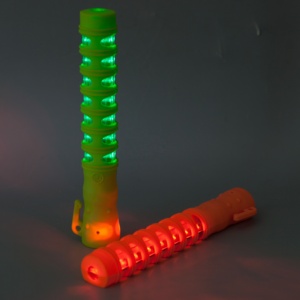 高品質LEDハンドヘルドグロースティックライトアップ交通管制LEDフラッシュバトン - Product Image 2