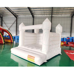 Castillo Inflable Mico para Uso en Interiores y Exteriores, de Grado Comercial, de PVC, Mini Castillo Inflable Blanco, Moonwalk de 3x3 m, Garantía de 3 Años, 300-500 kg - Product Image 4
