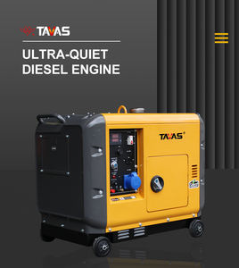 Tavas dg6500se + 5kw סופר שקט אוויר מקורר גנרטור s אוטומטי להתחיל כיבוי שמן נמוך כיבוי יחיד/שלוש שלב בית שימוש - Product Image 5