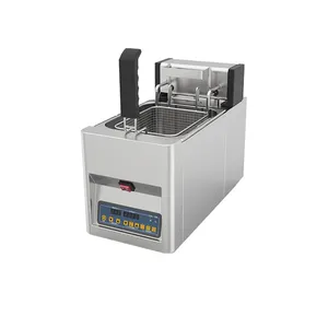 MIJIAGAO 304 Stainless Steel French Fries Machine Potato Fryer Machine/potato Chips Snacks Food Chicken Frying Machine