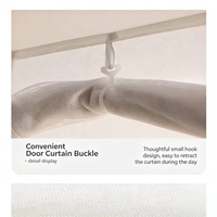 Moustiquaire portable anti-chute pour yourte mongole, installation facile pour la maison