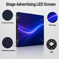 Écran LED couleur intérieur P1.25 P1.8 P2 P2.5 P3 P3.91 SMD HD pour salle de conférence, scène et publicité