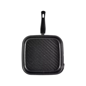 Modern Non-Stick Carbon Steel Skillet with Glass Cover Eco-Friendly <strong>Square</strong> <strong>Frying</strong> <strong>Pan</strong> for Breakfast Cooking - Product Image 4